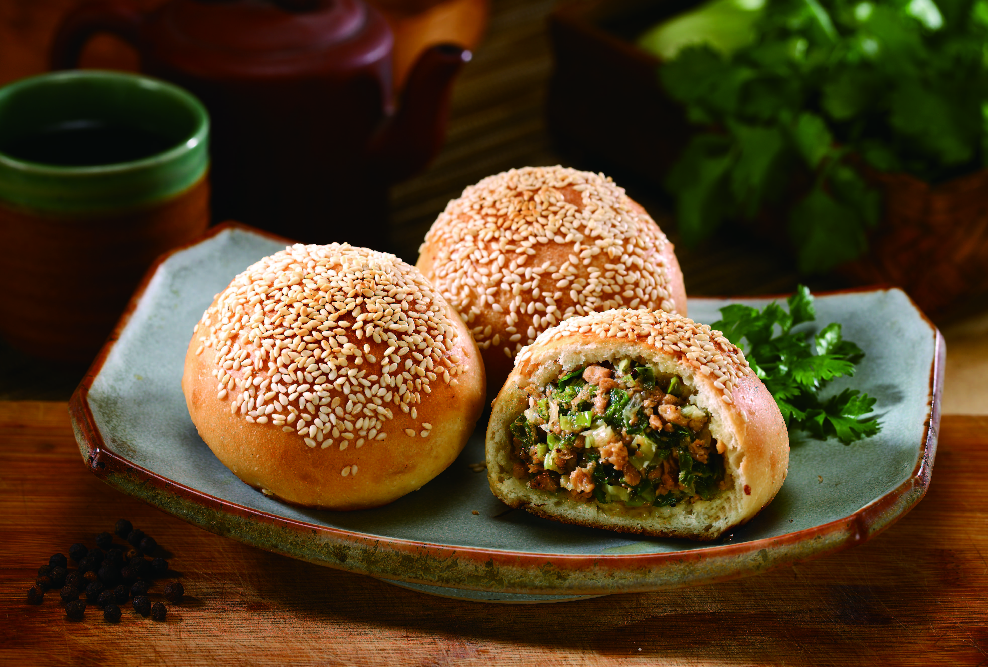 【KING'S COOK】Pepper bun (Vegetarian)