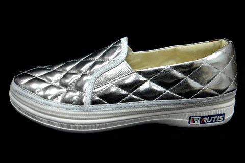 Convertible Zipper Shoes  - Girl Silver