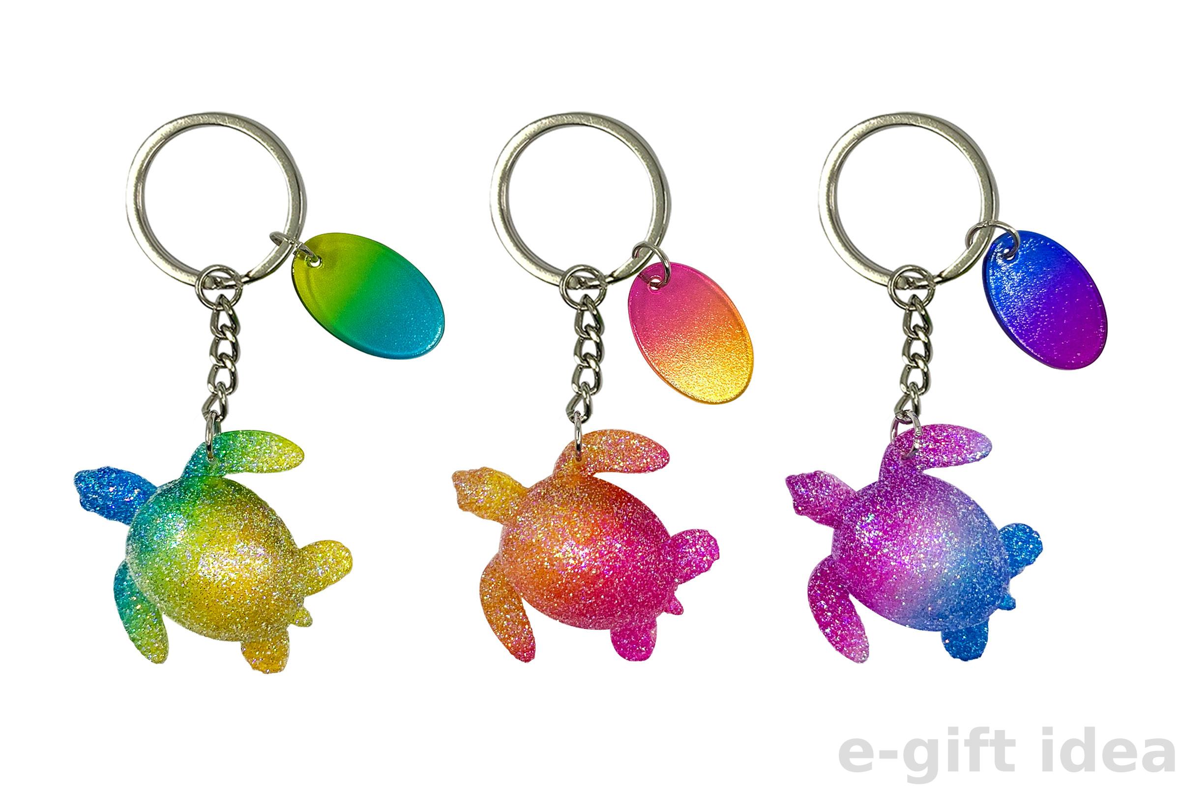 plush turtle keychain