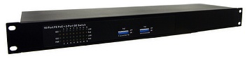 PW2422F 24 Port PoE IEEE 802.3at  10/100Mbps Switch with two Gigabit uplink SFP/UTP Metal case DIP Midspan PoE