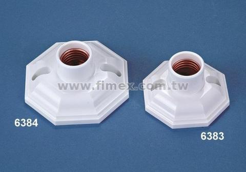 OCTAGONAL UREA CEILING LAMP SOCKET E27