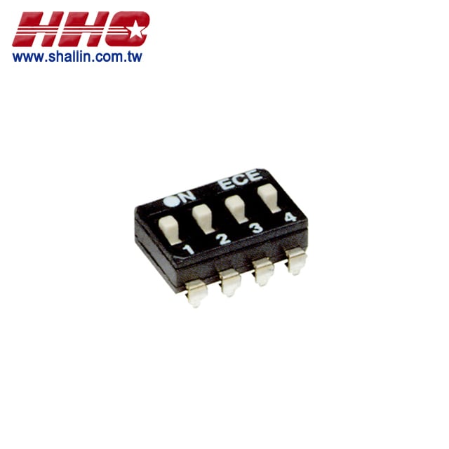 DIP Switches with Gold-plated Contacts, Various Specifications and ...