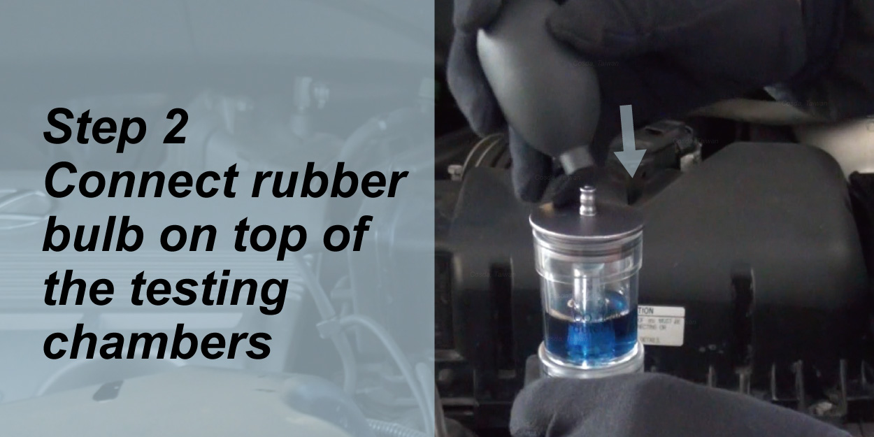 Combustion Chamber Leak Tester Kit with 3 Test Caps and a USmade CO2