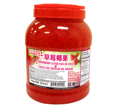 Cosine Strawberry Flavor Nata De Coco｜Heart Shape (3.8kg)