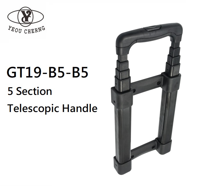 Telescopic luggage trolley extention handle luggage handle attachment