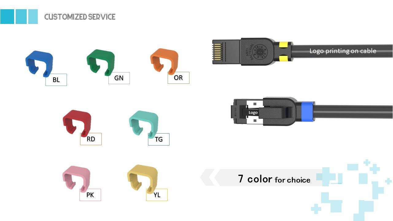 Quelle est l'option OEM sur le câble Ethernet Cat6a antibactérien?