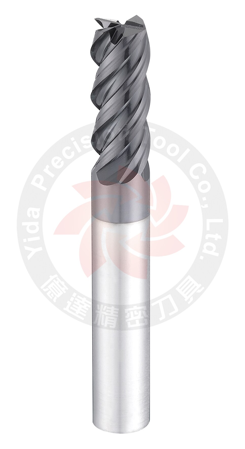 4 Flutes Unequal Helix Angle End Mill Cutter