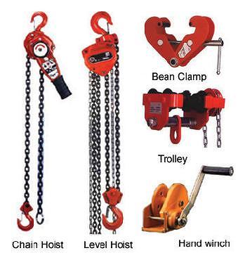 Chain hoist, Level hoist, Bean clamp, Trolley, Hand winch, Hoist | KT ...