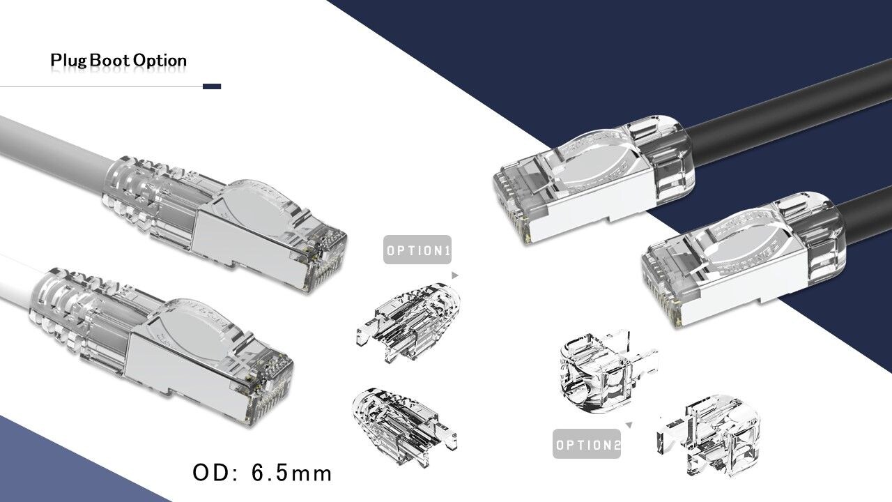 Plug Boot RJ45, la buena forma de proteger el cable Ethernet