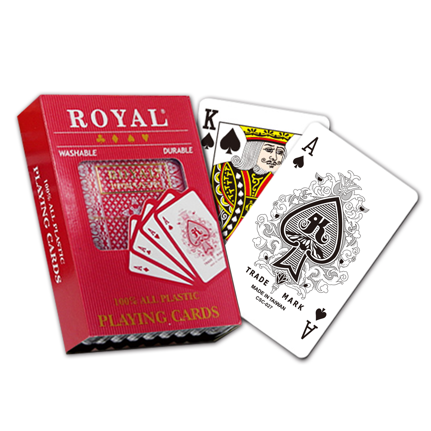 Royal Brand 100% All Plastic Playing Cards | Taiwantrade.com