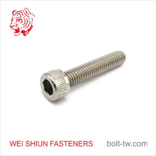 Machine screw hex socket knurled head cap screws fully threaded Taiwantrade