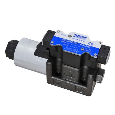 rh06041 24v 4//3 vías válvula válvula de solenoide para ng 6 CETOP 3