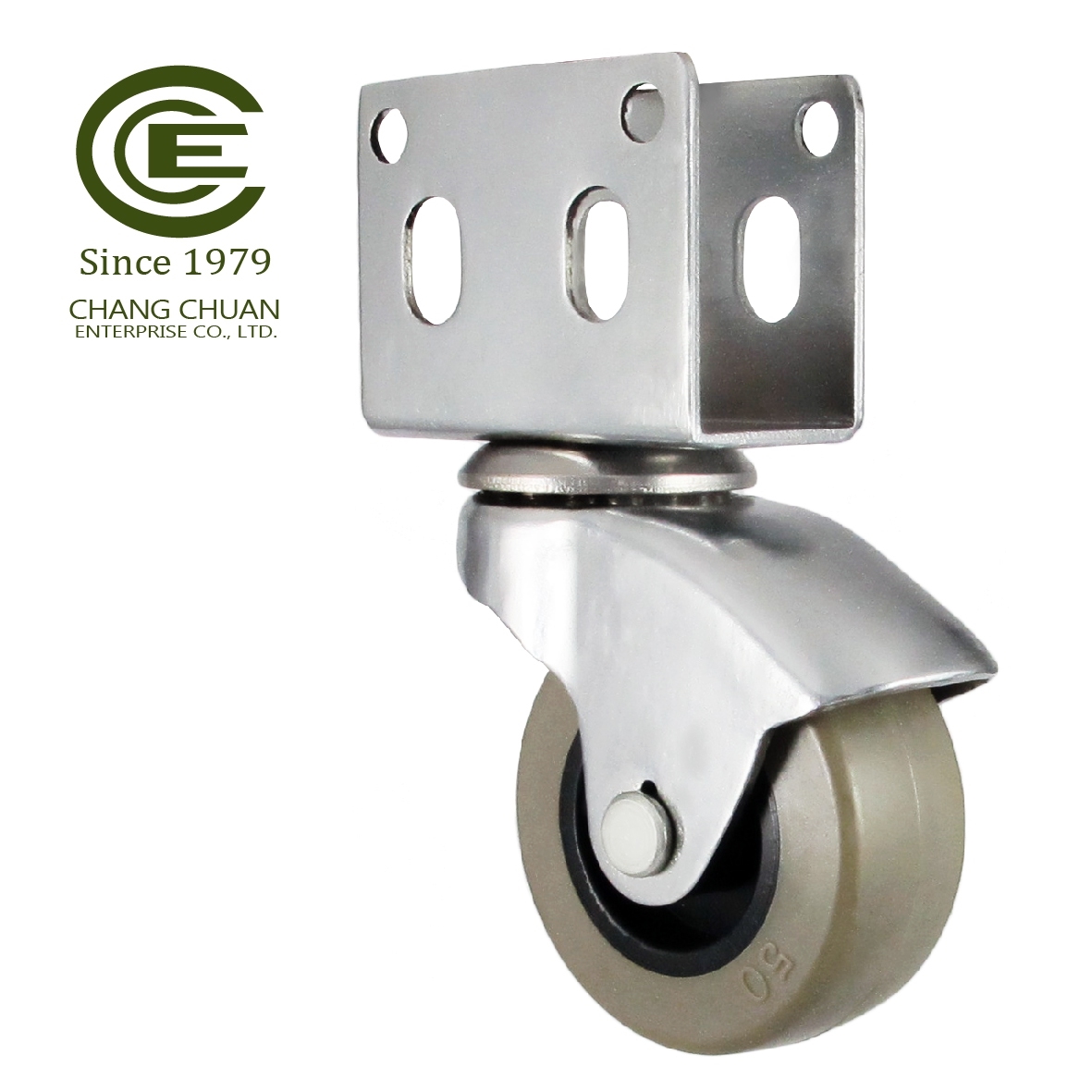 U Shape Caster Wheel 2 PVC Tente Solidworks Types