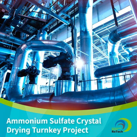 Ammonium Sulfate Crystal Drying Equipment, Circular Economy Solutions