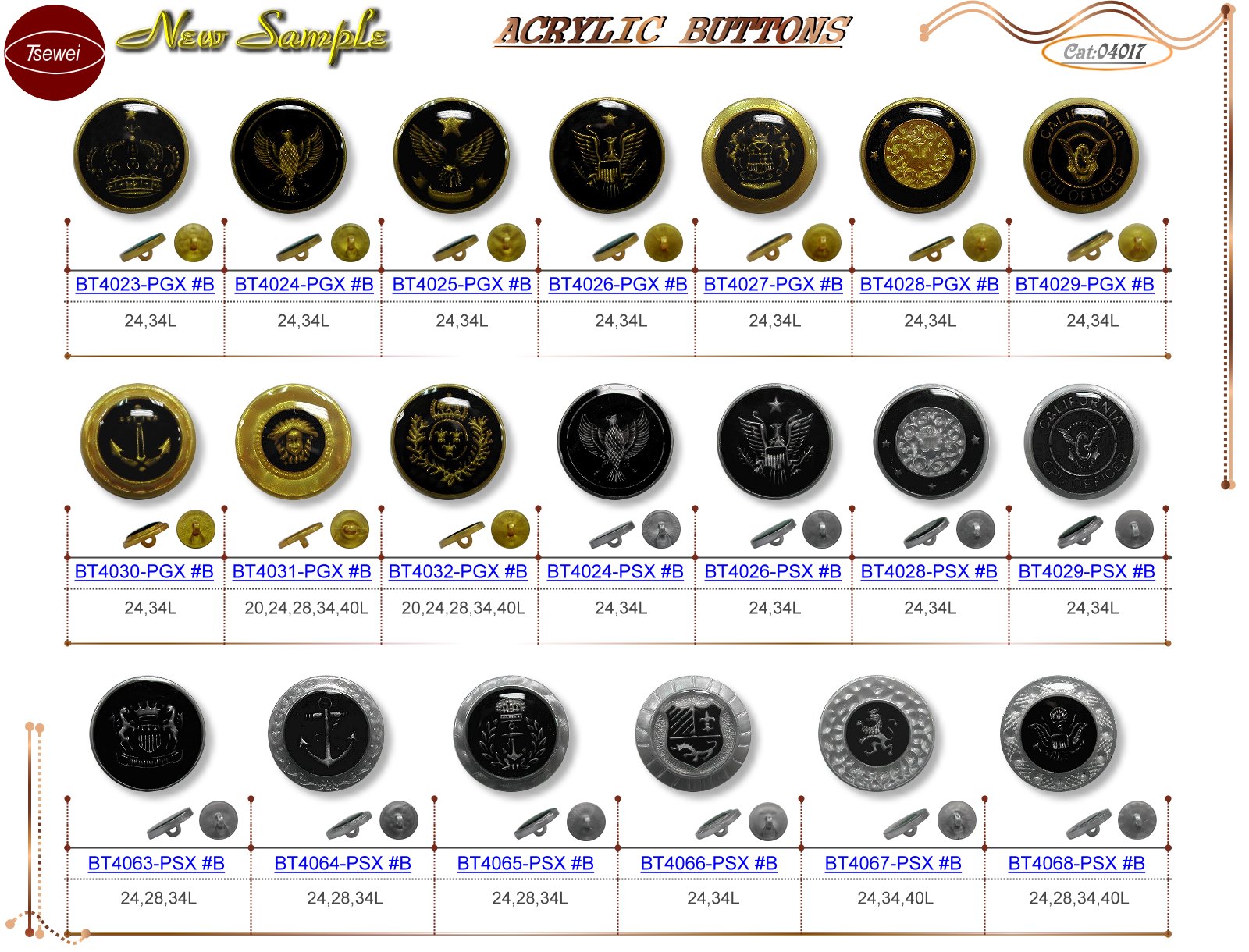 Fancy Acrylic Button with Epoxy Finish suitable for Garment & Suits ...
