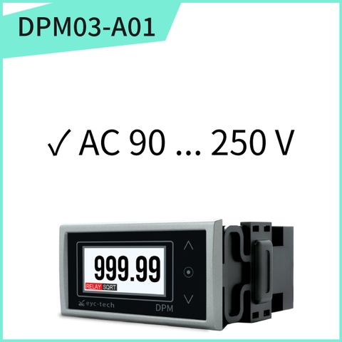 eyc-tech DPM03 Multifunction LCD Display Monitor (OUT:Display ,AC90~250V/50~60Hz)