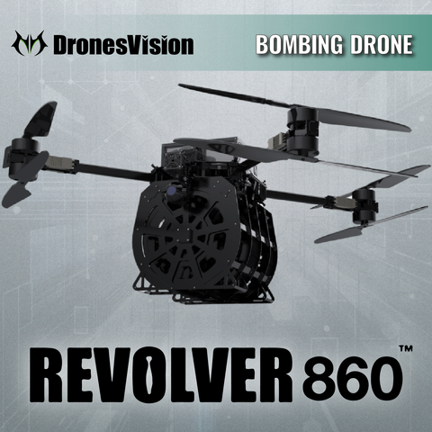 Revolver 860 Drone - DronesVision/Drone/Weapons