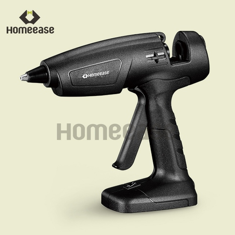 Professional glue gun with stable base, on/off switch