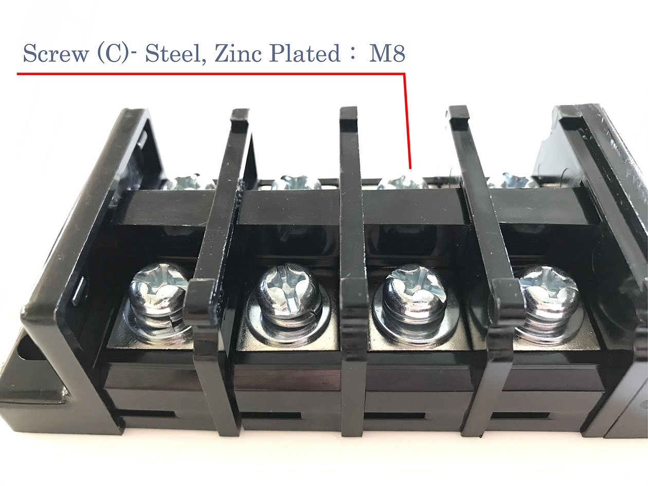 Protective Cover 100A Barrier Terminal Block Connector TB100