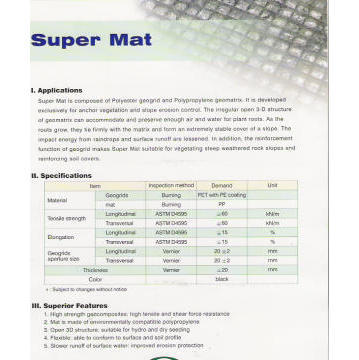 Geogrids and geotextiles