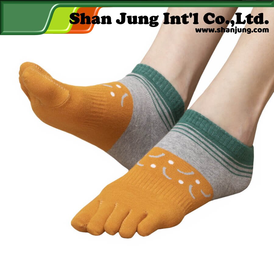 Socks, AntiOdor & Bacterial Toe Socks Firework Pattern