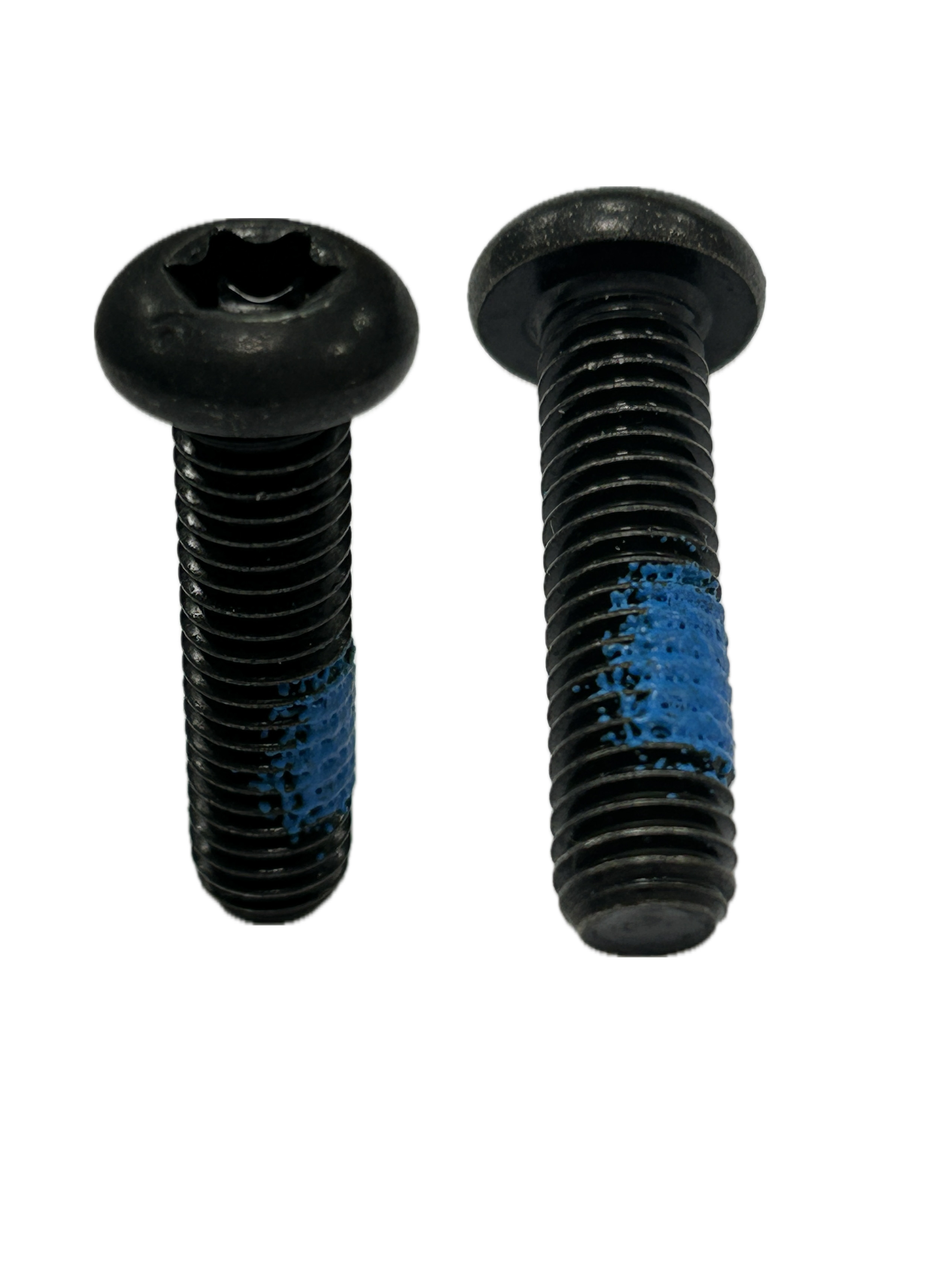 ISO 10664 6-Lobe No.40 Pan Head Machine Screw, Black Zind Plated, Nylon ...