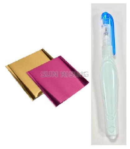 Set of 2 way glue pen and Foil