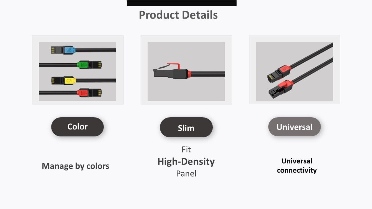 cable de latiguillo cat 6 24AWG