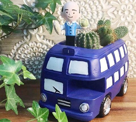 NEW FLOWER DESIGN PLANTER PLANT BAMBOO POT TOOTHBRUSH HOLDER MINI BUD VASE 4/"
