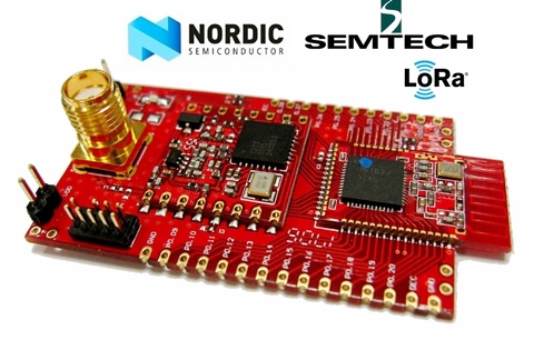 LoRa to BT (Semtech, Nordic)