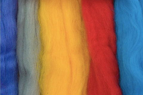 Colorful Wool Felt Fiber Supply