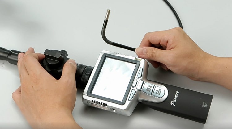 2-Way Articulating Borescope 5.5mm Articulation Videoscope Camera