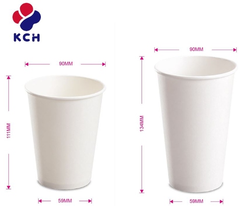 CCF 12OZ(D90MM) Paper Soda Cup - White 1000 Pieces/Case – Custom