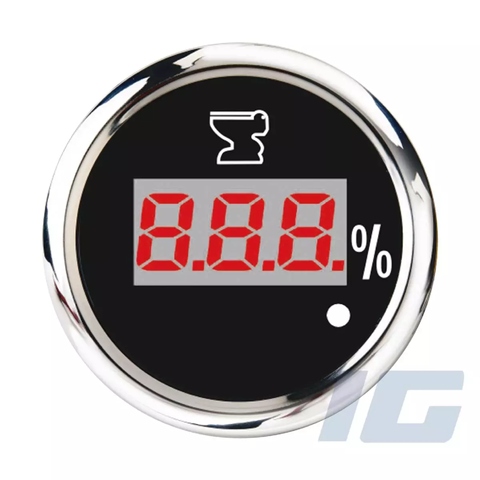 52mm Aftermarket Marine Gauge - Digital Holding Tank Gauge