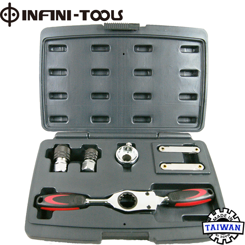 6piece Tap and Die Nut Ratchet Handle Set Taiwantrade