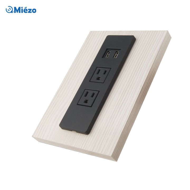 EXTENSION CORD WITH 2 OUTLETS & 2 USB OUTLETS MIEZO INC.