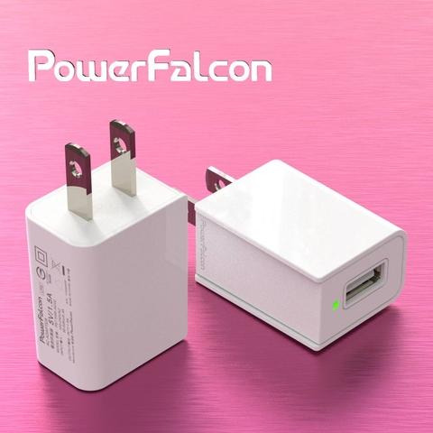 PowerFalcon 7.5W, 5V/1.5A Reise-USB-Wandladegerät / US
