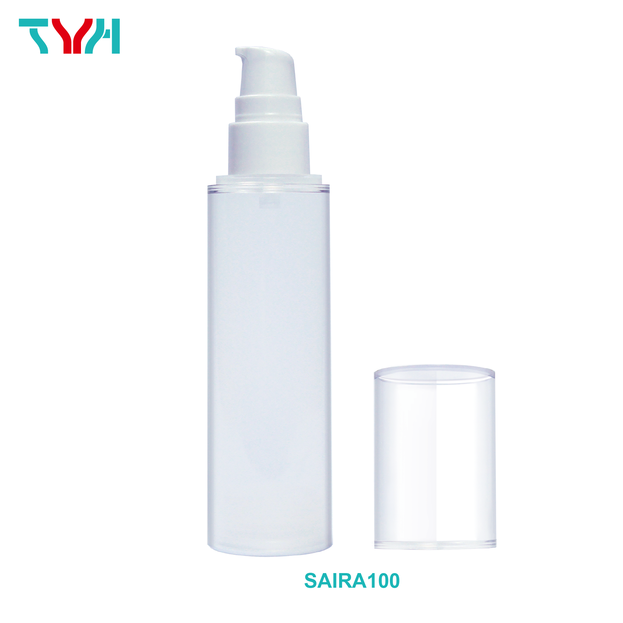 100ml airless pump bottle for cosmetic packaging