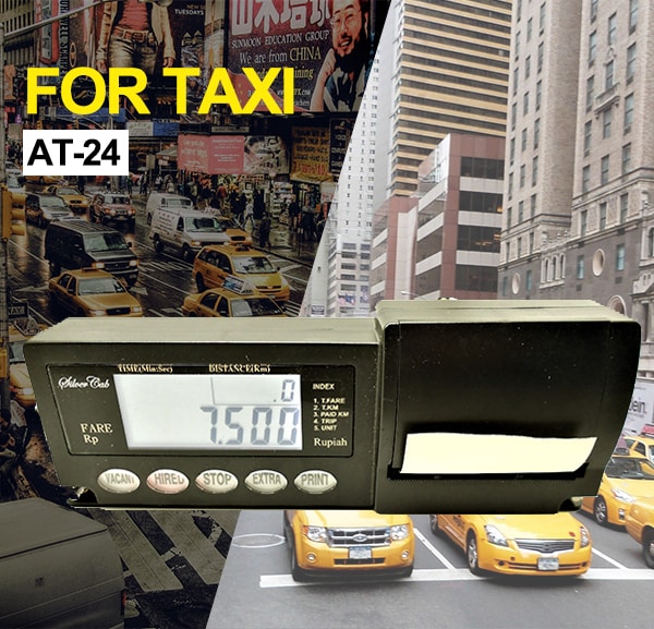 Digital Taxi Meter Built In 1
