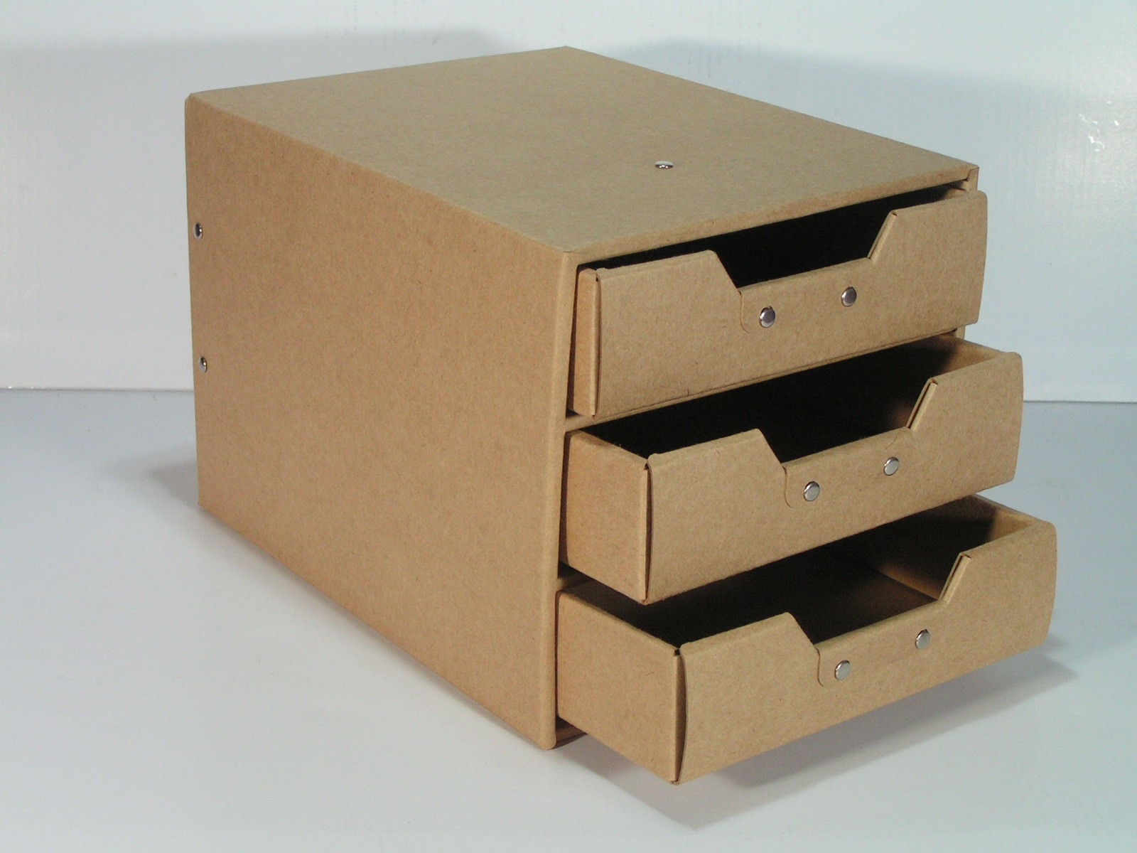 Storage Box With 3 Drawers Cardboard Sl Ap03 Icl Acerly