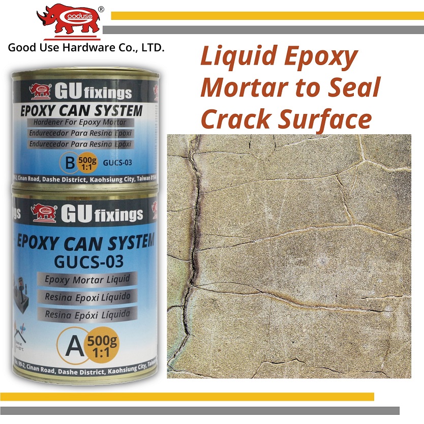 Epoxy liquid glue for bonding crack ceramic tiles