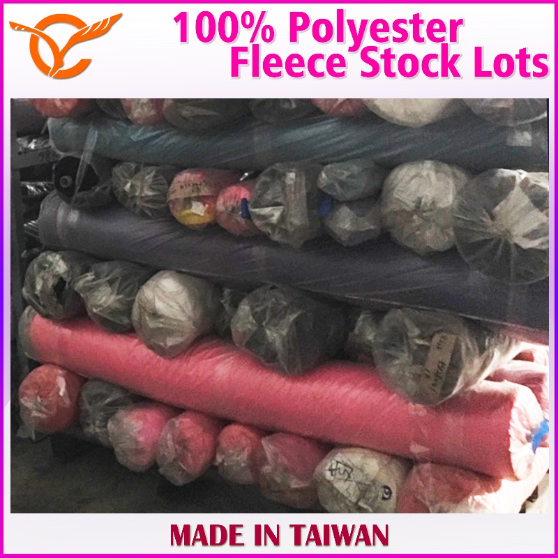100 Polyester Fleece Cardigan Textile Stock Lots