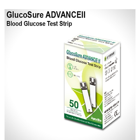 GlucoSure ADVANCE II Blood Glucose Test Strip