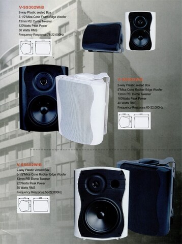 b and w outdoor speakers