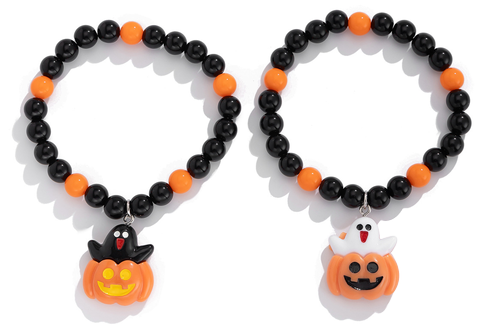 Halloween Pumpkin BFF Beads Bracelets Fashion Accessories Supplier