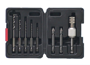 9pcs Drill + Driver bit set