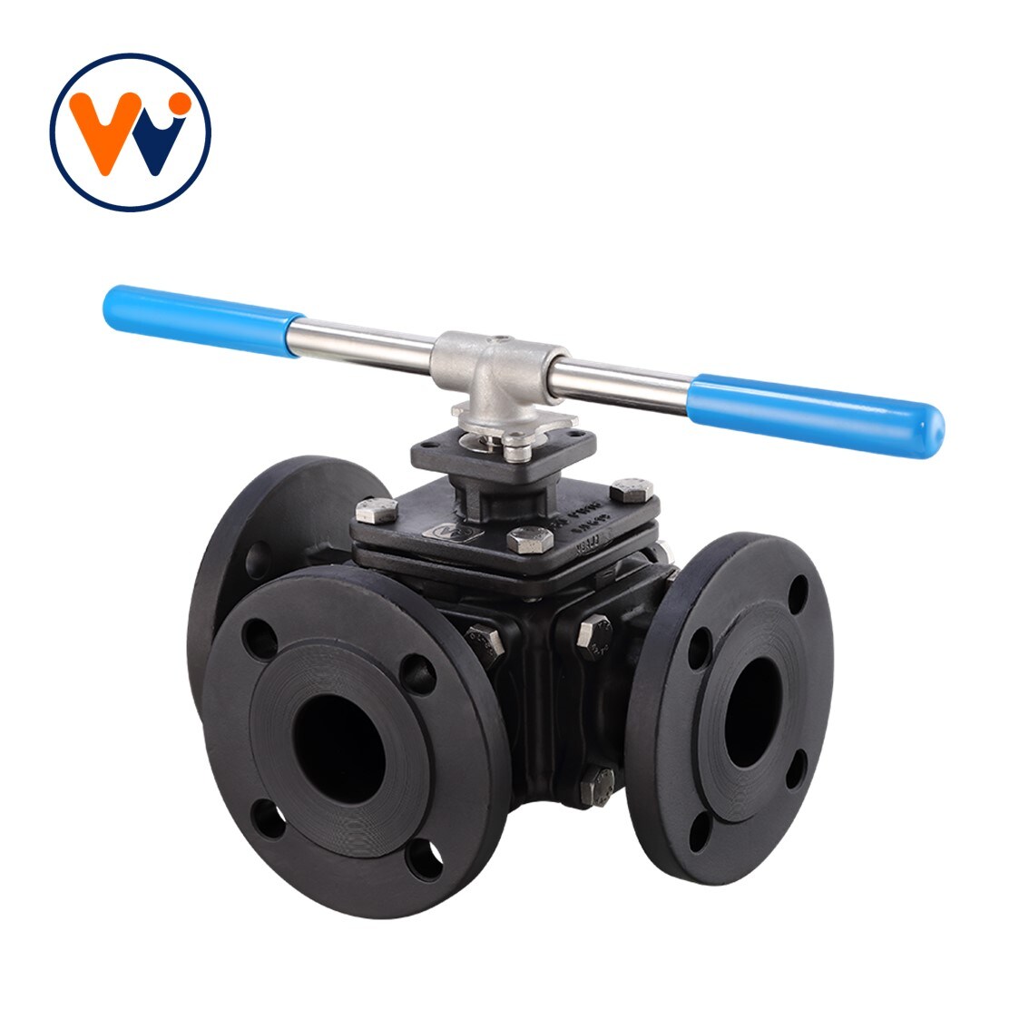 3-Way Trunnion Mounted Flanged Ball Valve | Taiwantrade