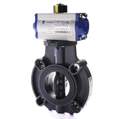 Spring Return Aluminum Alloy Pneumatic Actuators For Ball Valve ...