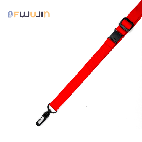 Adjustable Breakaway Polyester Lanyards With plastic hook