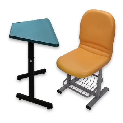 109E-1 Trapezoidal Student Desk and Chair